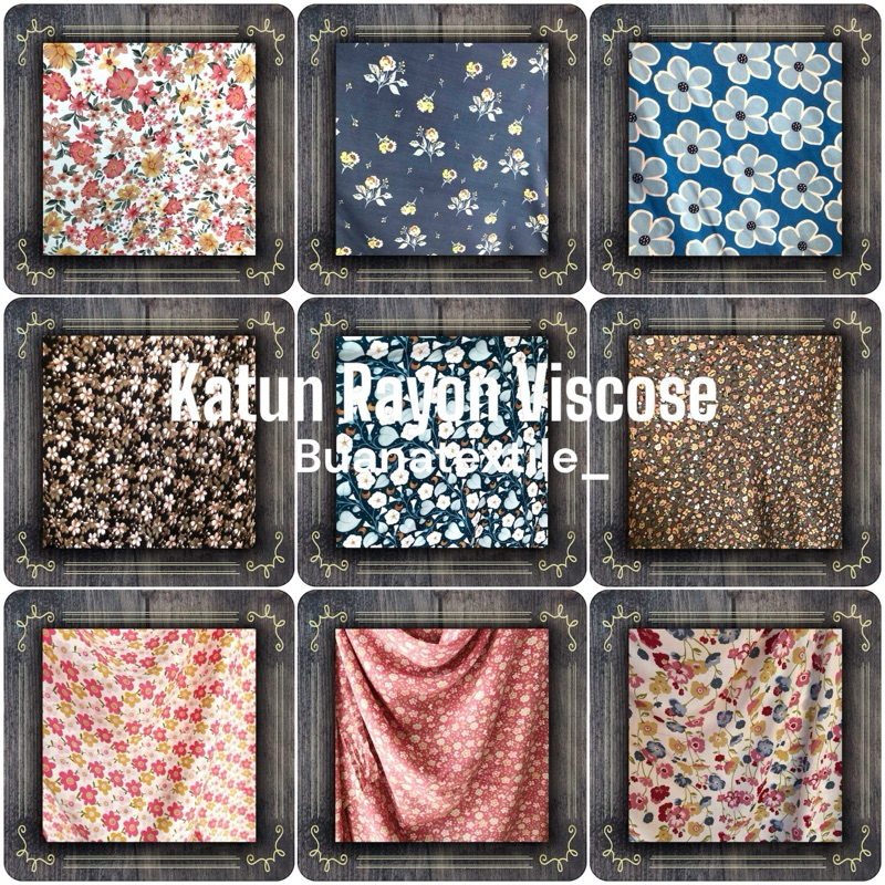Katun Rayon Viscose Premium | Katun Rayon Motif Premium | Katun Rayon Meteran | Katun Rayon Motif Ca
