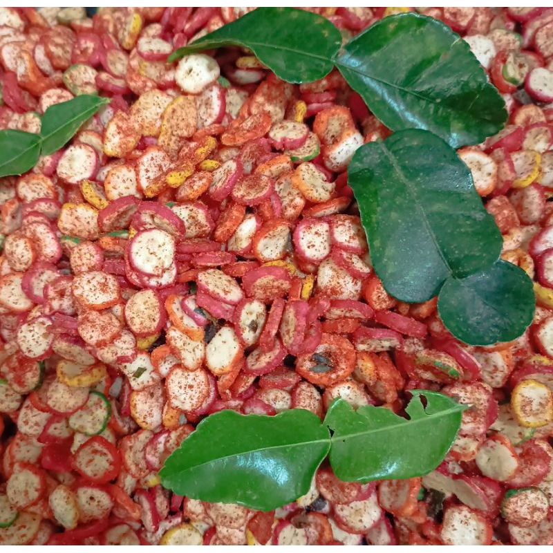 

Kerupuk Bantat dan Renyah 100℅ Daun Jeruk Asli
