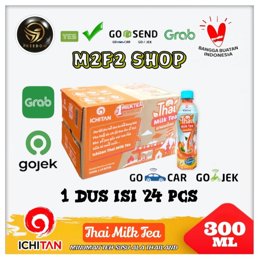 

RB Ichitan Thai Milk Botol Pet Semua Rasa - 300 ml Kemasan Karton (Khusus Gojek/Grab)