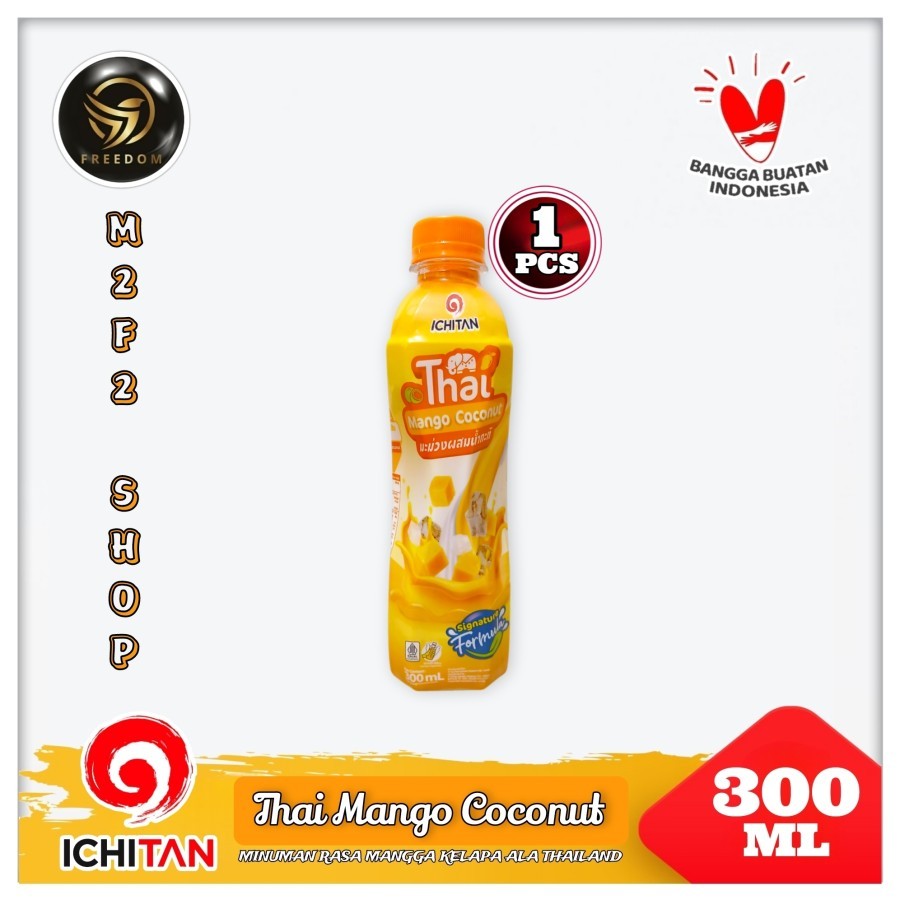 

Ichitan Thai Mango Coconut | Mangga Kelapa Botol Pet - 300 ml (Kemasan Satuan)