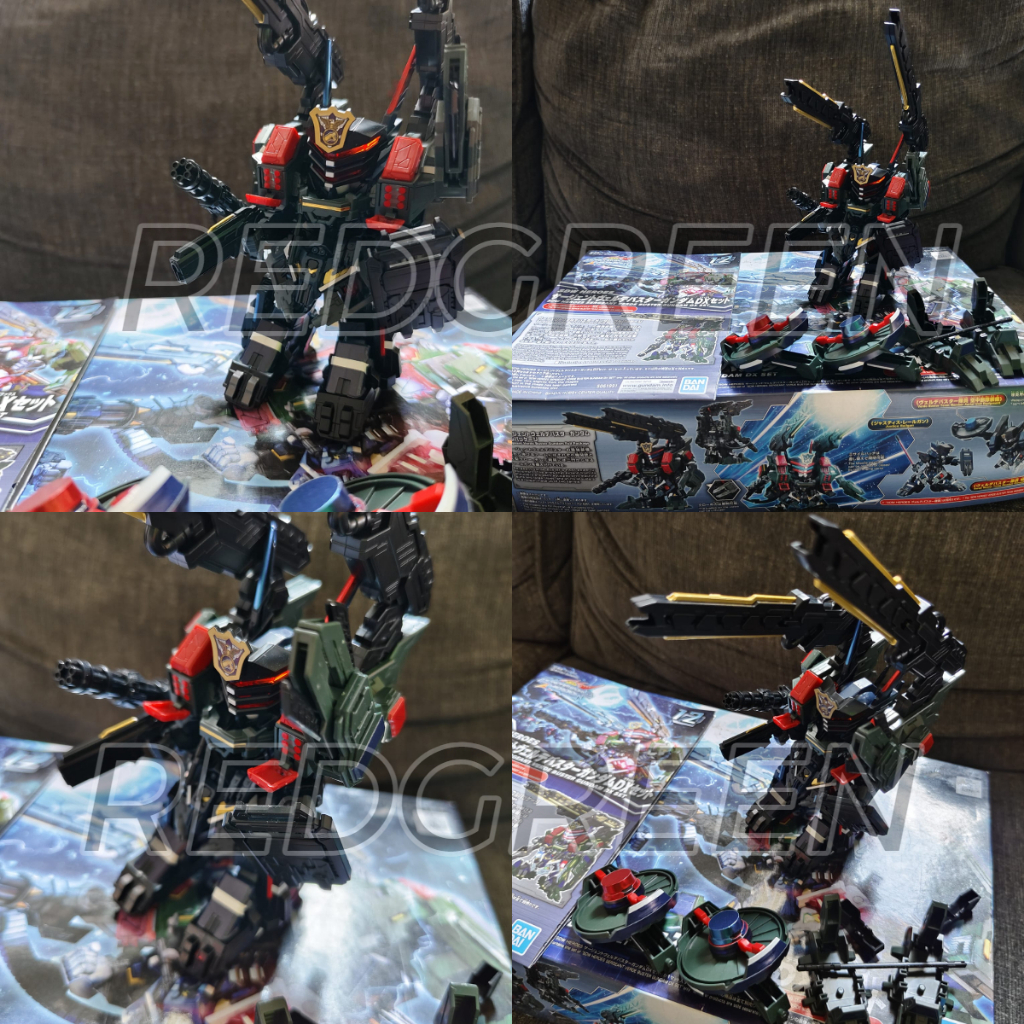 mainan anak action figure Gundam SDW Heroes Sergeant Verde Buster Gundam DX Set (sudah dirakit)