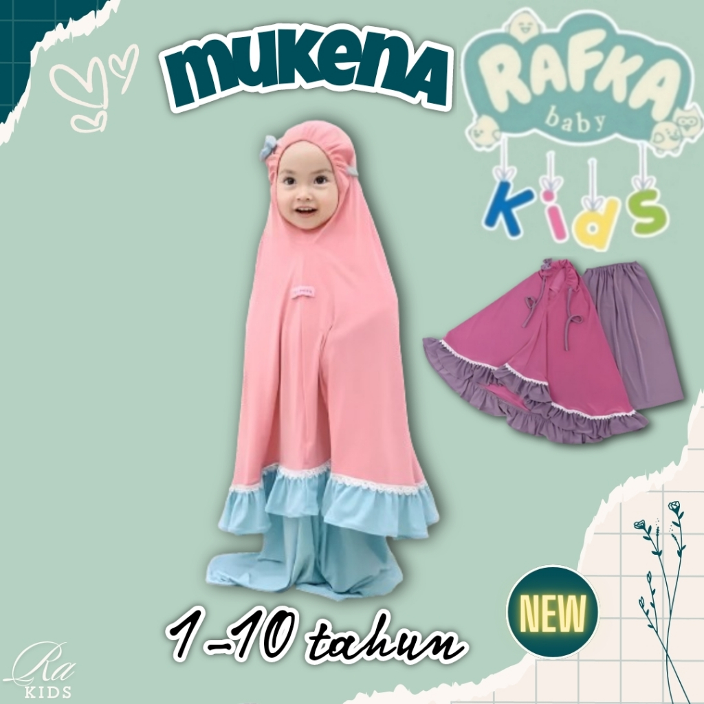MUKENA ANAK PEREMPUAN 1-10 TAHUN BUSANA MUSLIM ANAK PEREMPUAN TANGGUNG BAJU MUSLIM ANAK PEREMPUAN