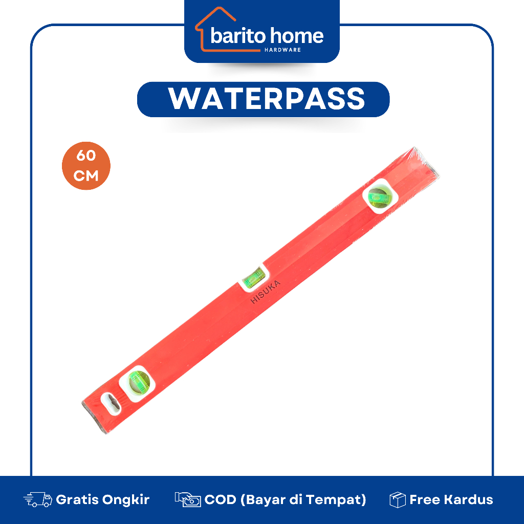 

Waterpass Penggaris Magnet 60 Cm Aluminium 3 Sudut Kemiringan Tebal