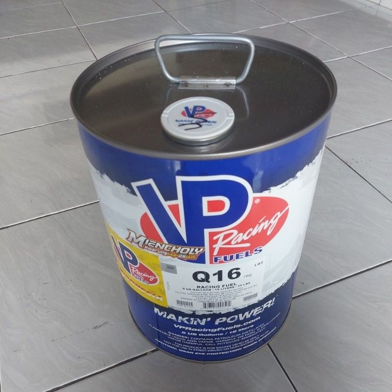 VP RACING FUELS Q16 REG SEGEL PRODUKSI TERBARU VP Q16 REGIS