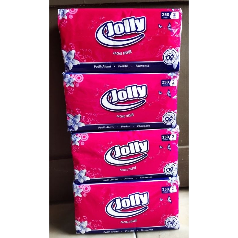 Tisue jolly 250s/ tisu jolly 250sheet / tisu wajah jolly 250 lembar/ jolly tisu / jolly tisu 250s #t