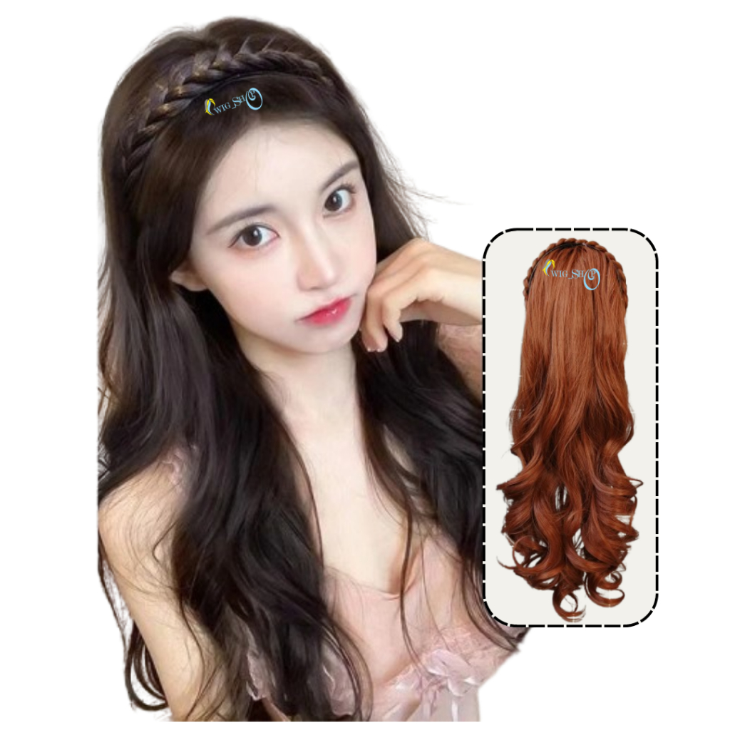 Wig Bando Kepang / Wig Bando 60 CM /Bando Kepang / Wig Bando Kepang Rambut Panjang Curly