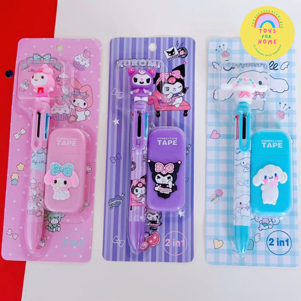 

Alat Tulis Stationery Karakter Sanrio 2in1 TOYSFORHOME