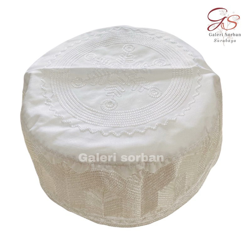 Peci Kopiah Haji Madinah Putih Original