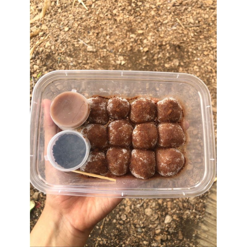 

Mochi bites Cocolan oreo bubuk dan fla susu keju