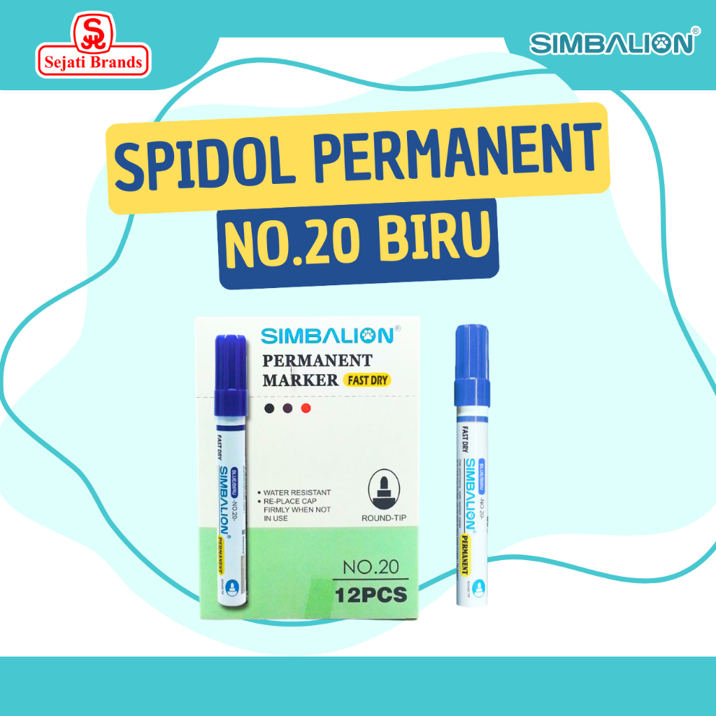 Simbalion Spidol Permanent Marker 1 LUSIN