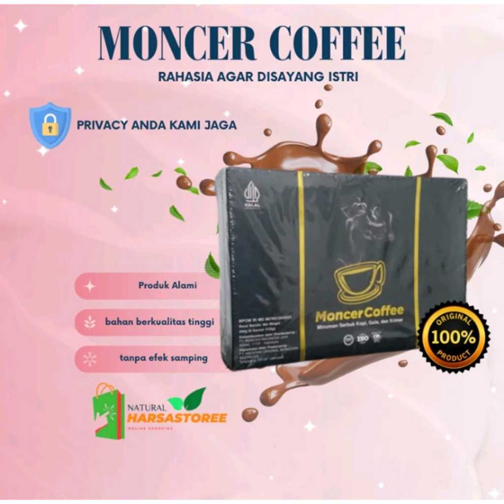 

M-O-N-C-E-R COFFEE ORIGINAL KOPI 3IN1 HALAL SUDAH BPOM