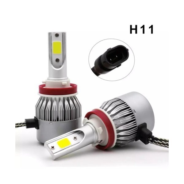 LED Headlht C6 36 Watt H4 H11/ LED H4 H11 Ultra Brht DIM Set