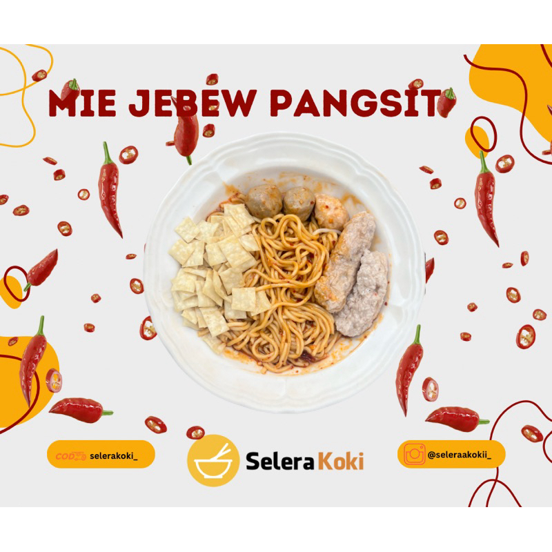 

MIE JEBEW PANGSIT - MIE PANGSIT - MIE CHILI OIL SELERA KOKI