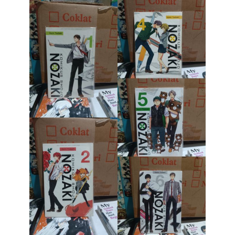Komik komikus shojo nozaki 1,2,4,5,6 segel / komik komikus shojo nozaki vol 1,2,4,5,6 segel