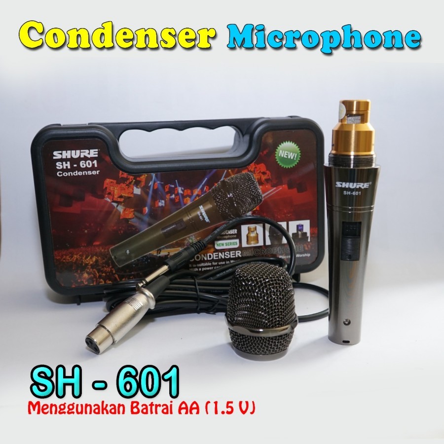 MIC CONDENSER SHURE SH 601
