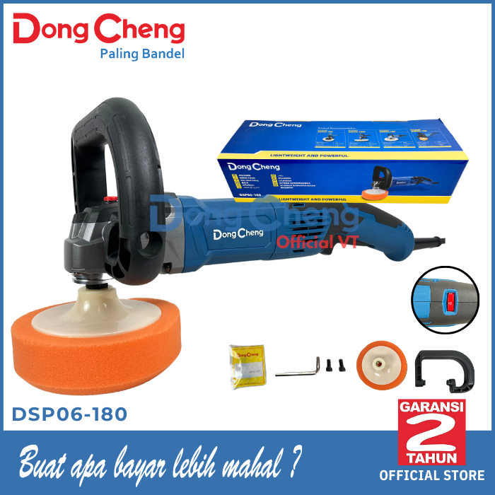 Mesin Polisher Mesin Poles Mobil 7" DSP06-180 Dongcheng DSP06-180
