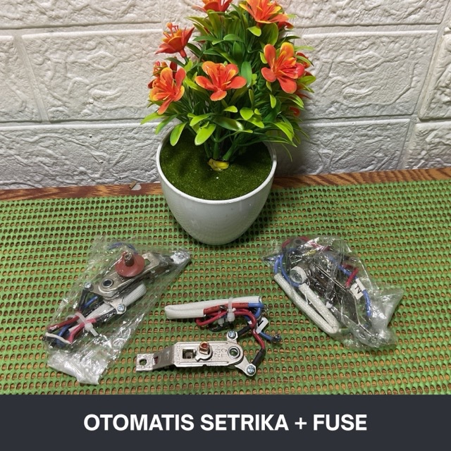 Otomatis setrika + fuse + lampu cosmos,miyako,maspion