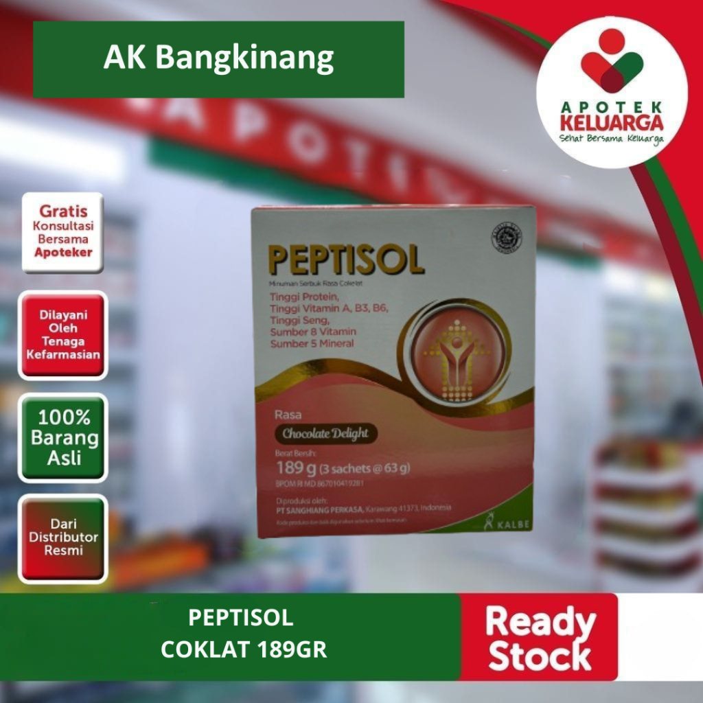 

KALBE SUSU FIMA PEPTISOL COKLAT 189 GR #SUSUNUTRISI #SUSUTINGGIPROTEIN