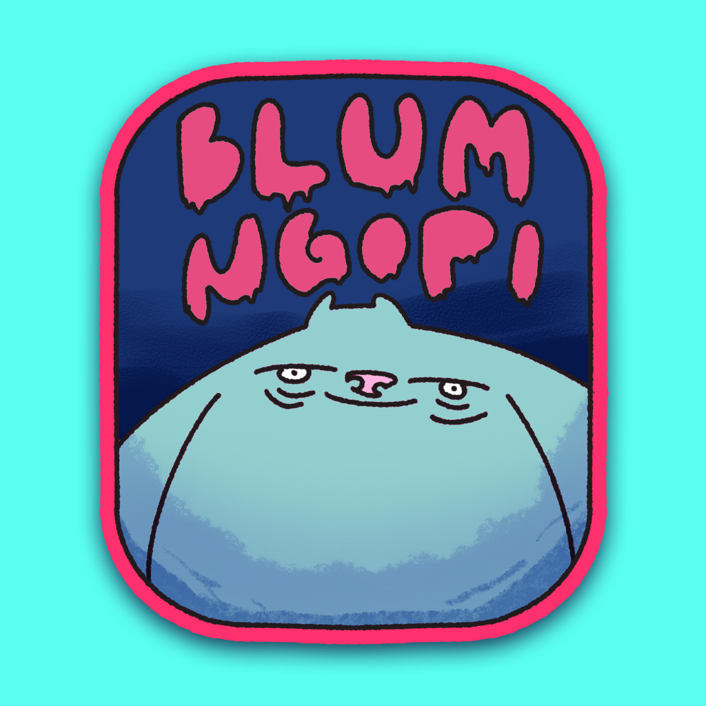 

BLUM NGOPI | Vinyl Sticker Menyonisme
