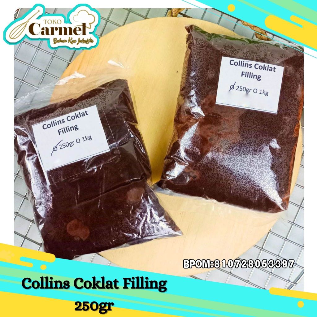 

JAKARTA Coklat Filling COLLINS 250 gr - Selai Coklat Pasta Ekonomis Murah