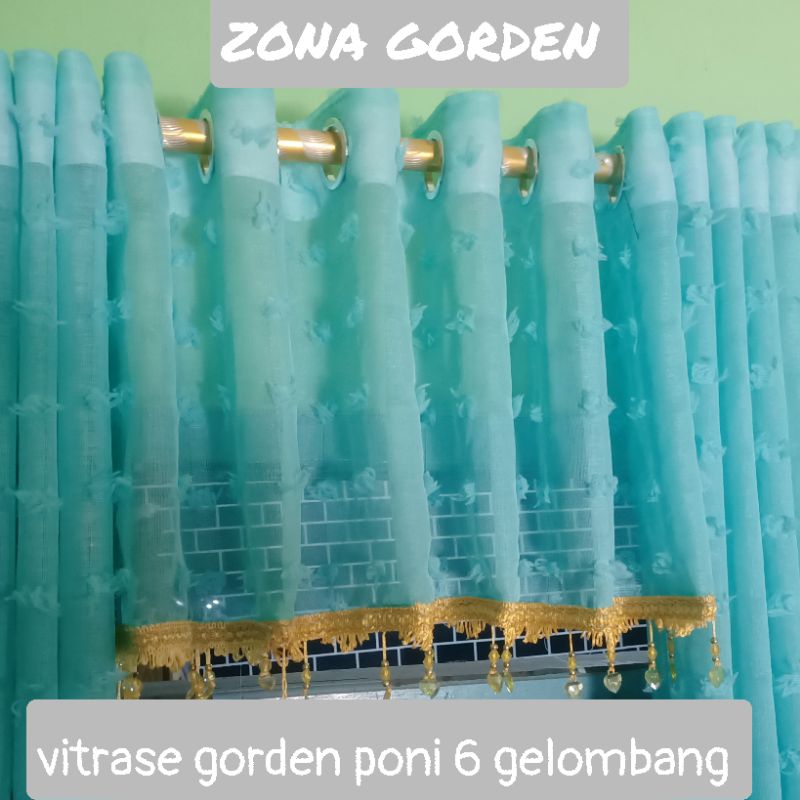 vitrase gorden poni atas pintu vitrase polos voil imfort