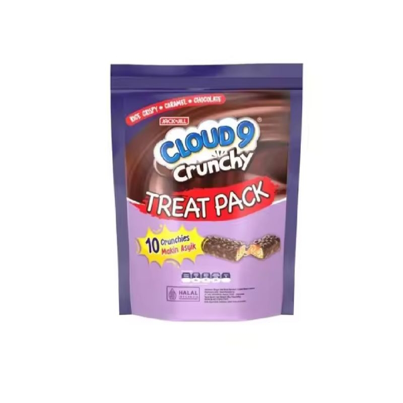 

Cloud 9 Crunchy Treat Pack 80g - wafer caramel coklat