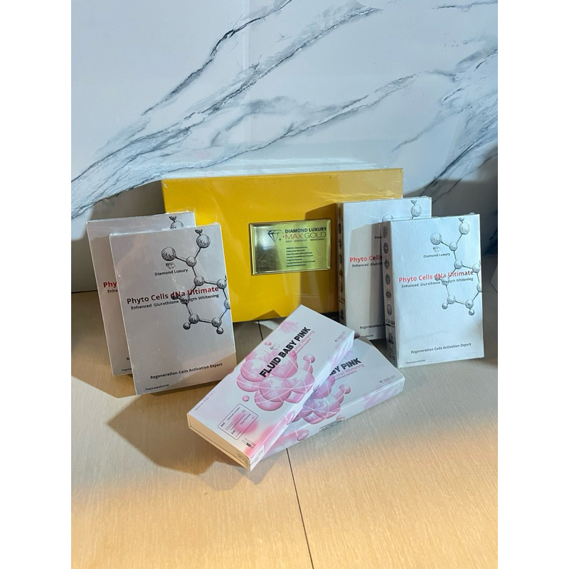 Paket infus whitening VVIP putih permanen hingga turunan