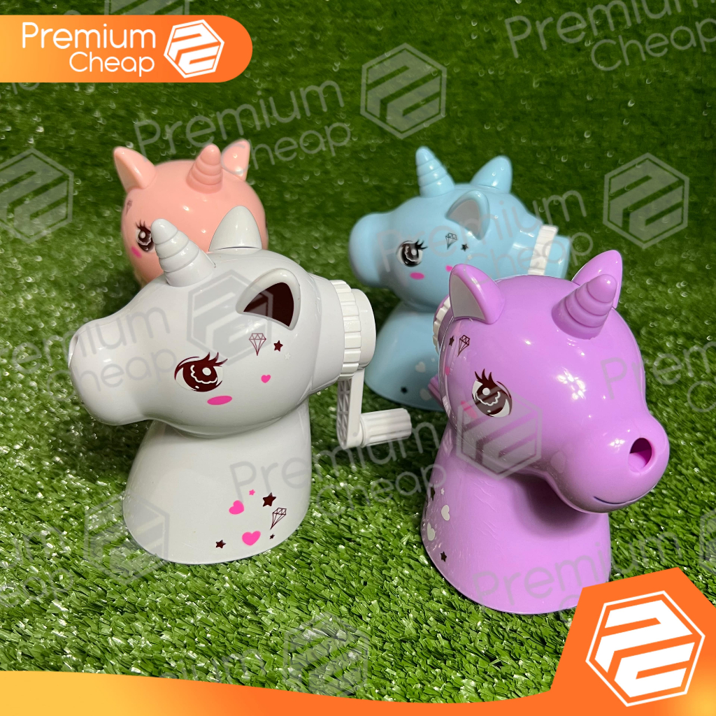 

[1 PCS] Serutan Sharpener Pensil Putar Unicorn New