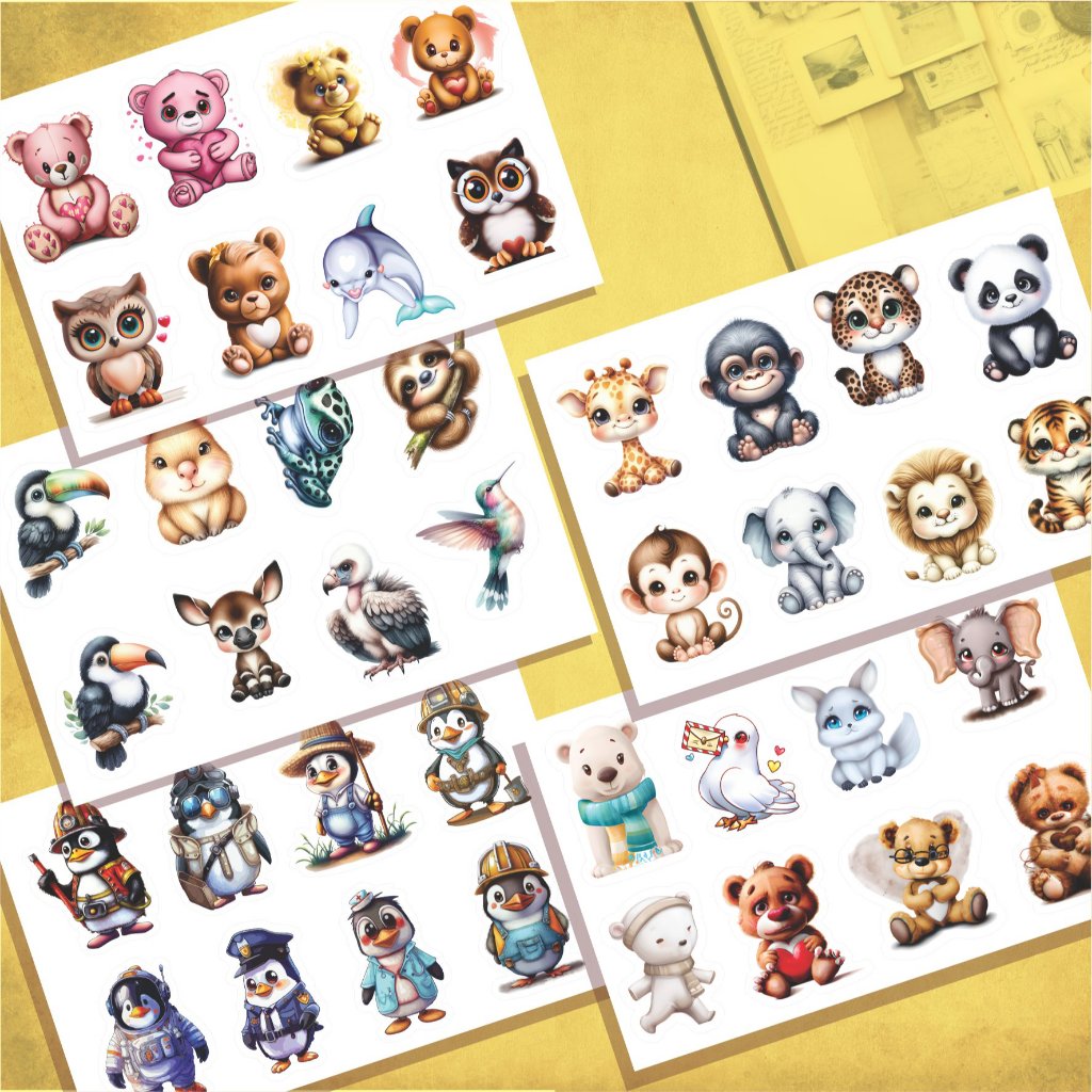 

Stiker Imut Lucu Sticker Pack Journal Scrapbook Planner