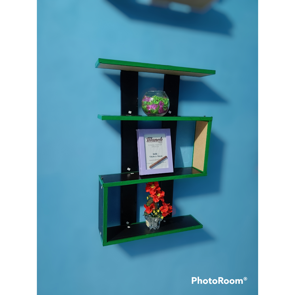 Termurah.. RAK DINDING KAYU LAPIS HPL / RAK PAJANGAN / RAK HIAS / RAK DEKORASI GANTUNG