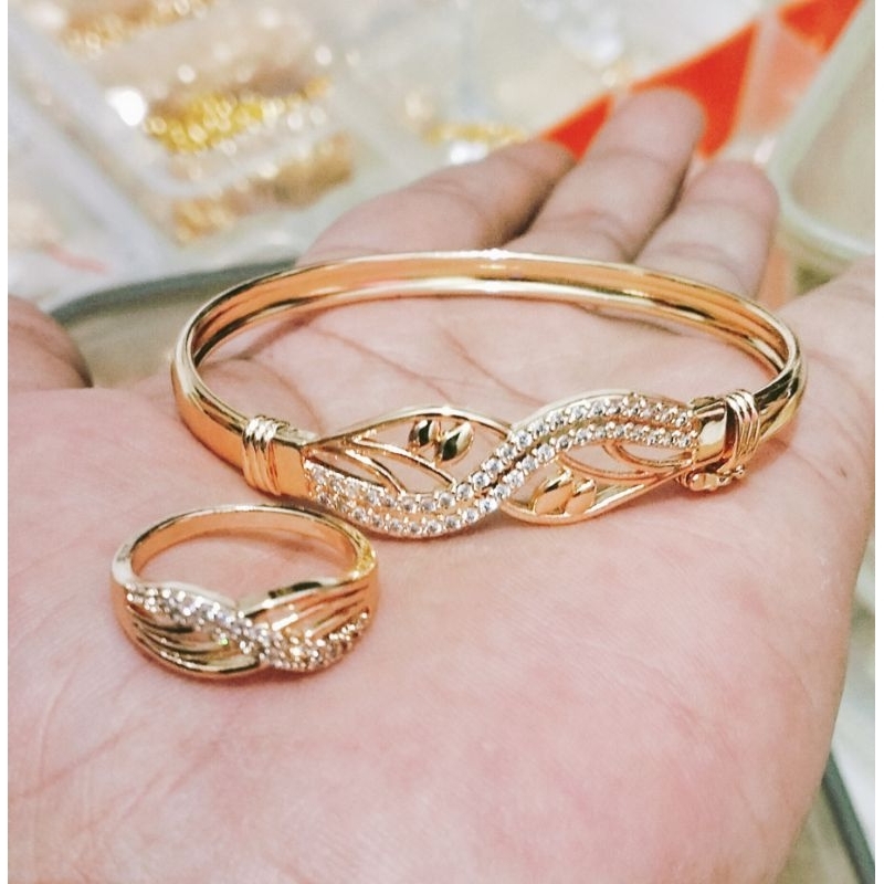Aksesoris Perhiasan Titanium Gelang Tangan Pree Cincin Original Anti Karat
