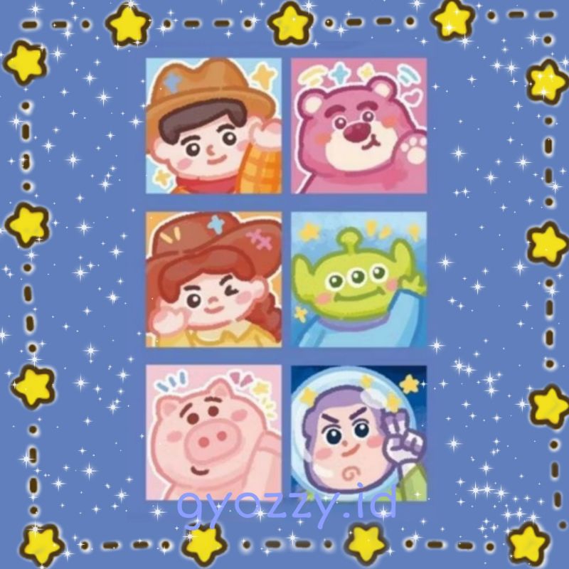 

50pcs/ Sticker Toy Story, Cute Toy Story Sticker, stiker toy story lucu, stiker lucu