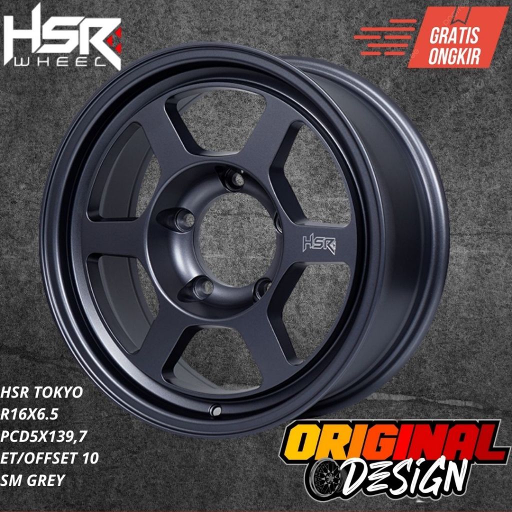 Velg mobil ring 16 HSR TOKYO R16 untuk katana , escudo , feroza , taft