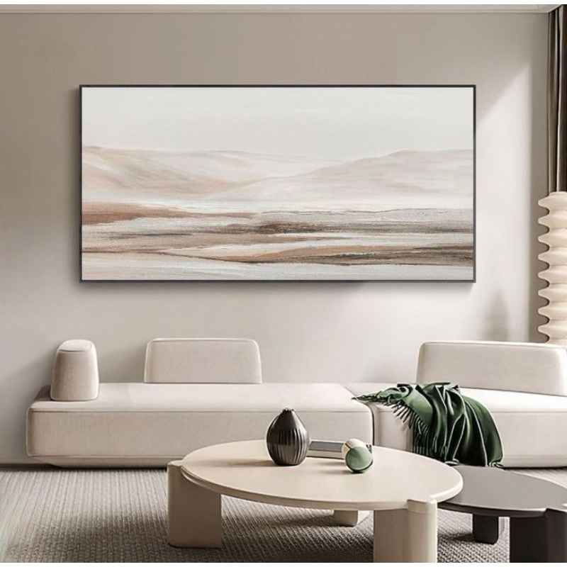 lukisan dinding pemandangan modern Lukisan pemandangan Aesthetic