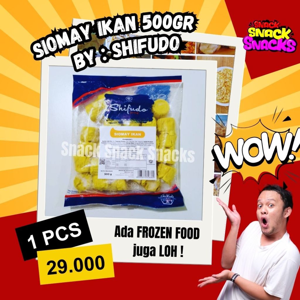 

SS_SNACKS.ID | SHFD SIOMAY IKAN NETTO 500GR | ANEKA CAMILAN DAN FROZEN FOOD SEMARANG