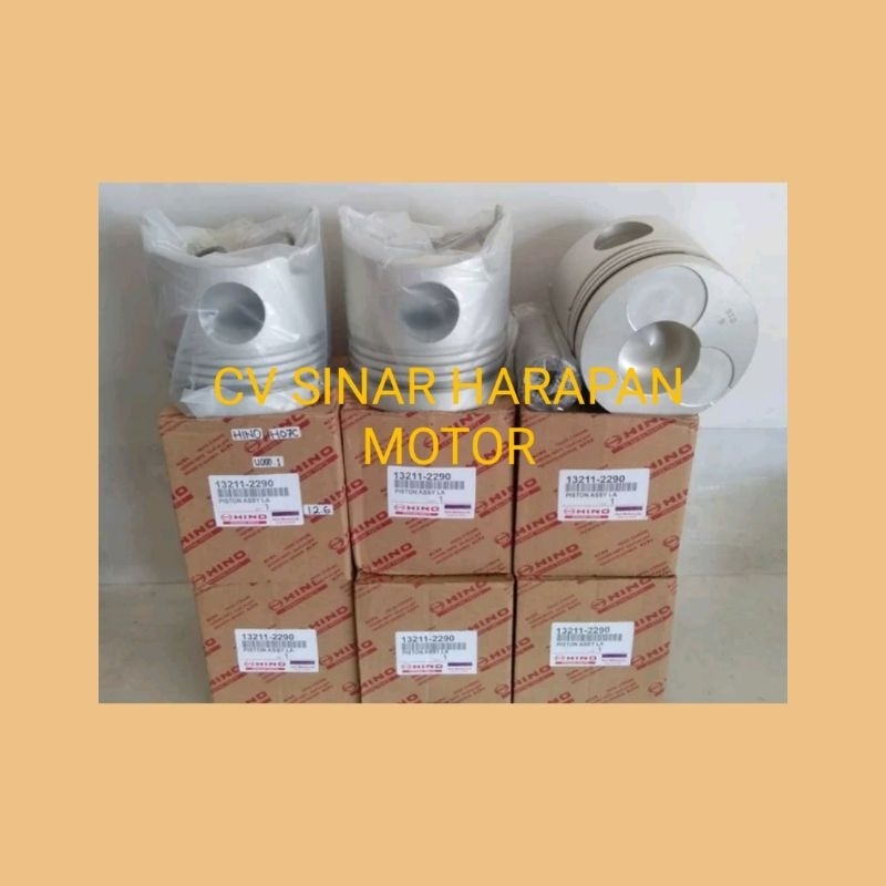 PISTON HINO H07C 13211-2290 PISTON ASSY PISTON SEHER SET HINO RANGER H07C