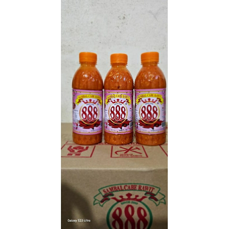 

Cabe 888 Asli Pontianak 330ml/Cabe rawit botol