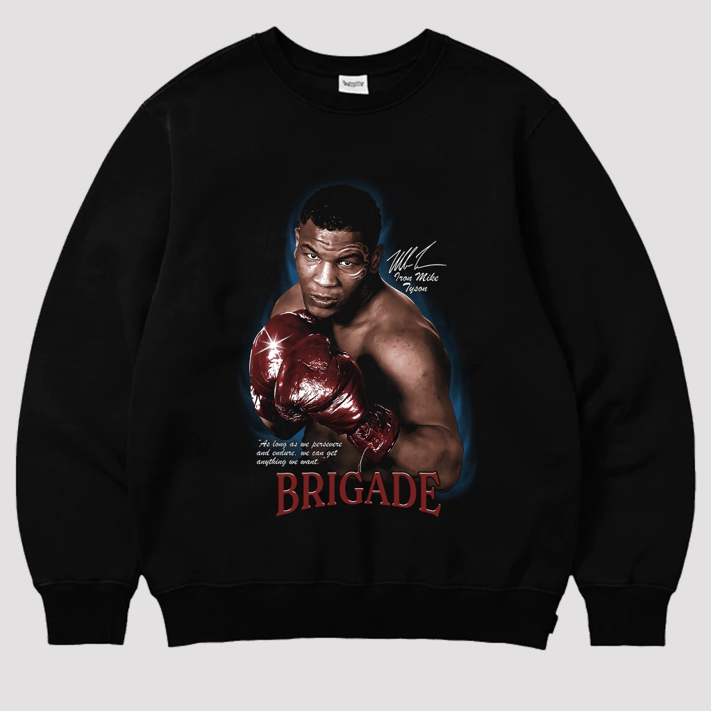 SWEATER CREWNECK MIKE TYSON BRIGADE / JAKET SWEATER TOKOH LEGEND
