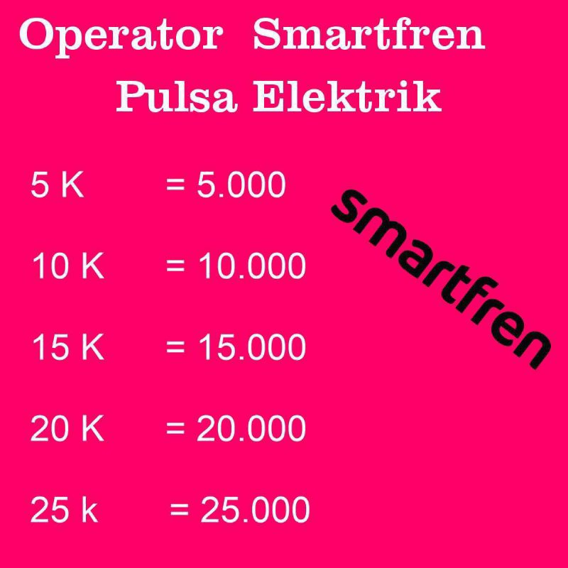 Voucher Pulsa Smartfren