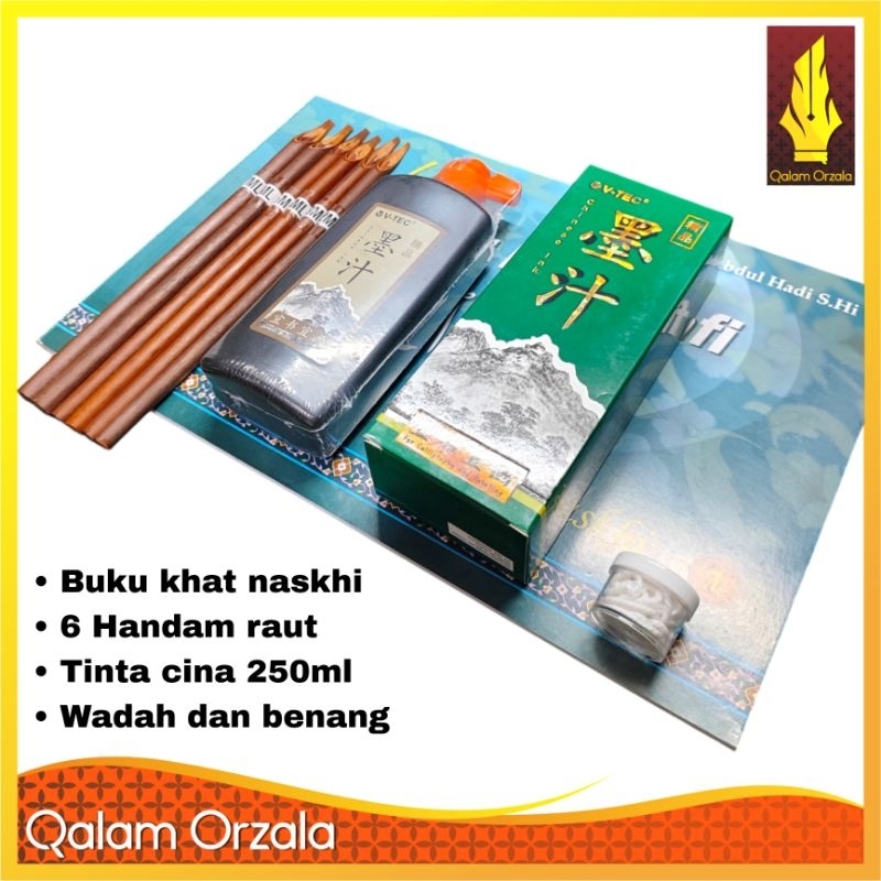 

PAKET KALIGRAFI PELAJAR PEMULA BUKU KALIGRAFI,TINTA CINA 250ML, ALAT TULIS TERMURAH