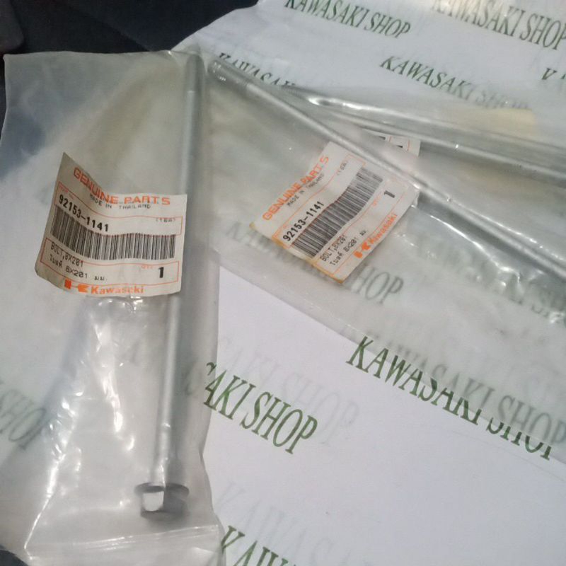 baut blok seher klx 150 baut blok mesin klx 150 baut 92153-1141 original kawasaki