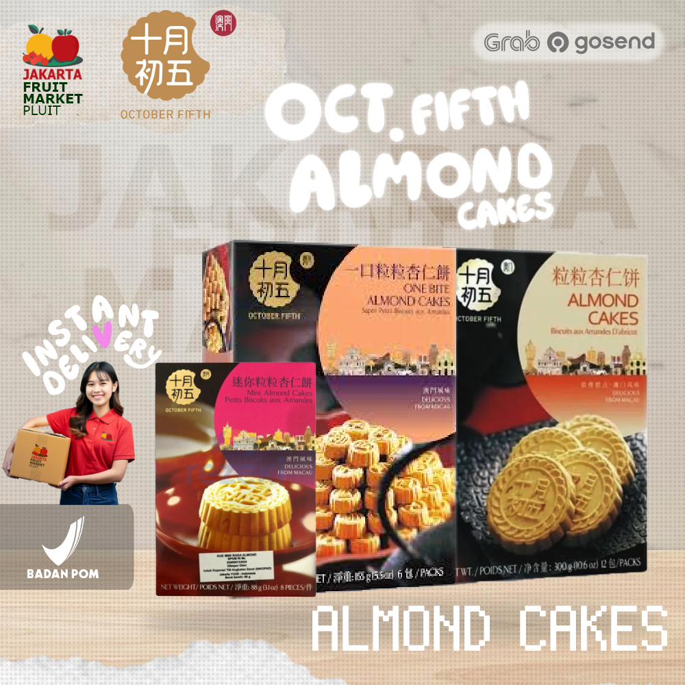 

OCT.FIFTH ALMOND CAKES/ONE BITE/MINI KUE KACANG