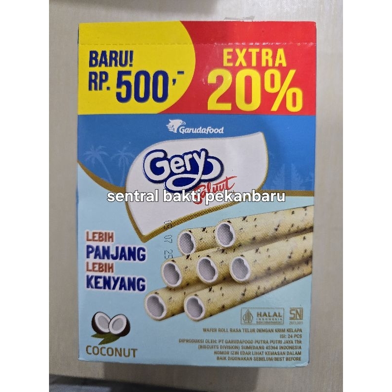 

GERY SALUUT COCONUT ROLL ISI 24 PCS