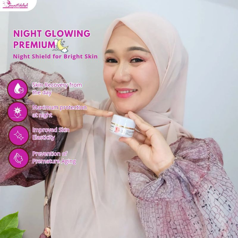 SUASTIKANA SKINCARE KRIM MALAM GLOWING PREMIUM