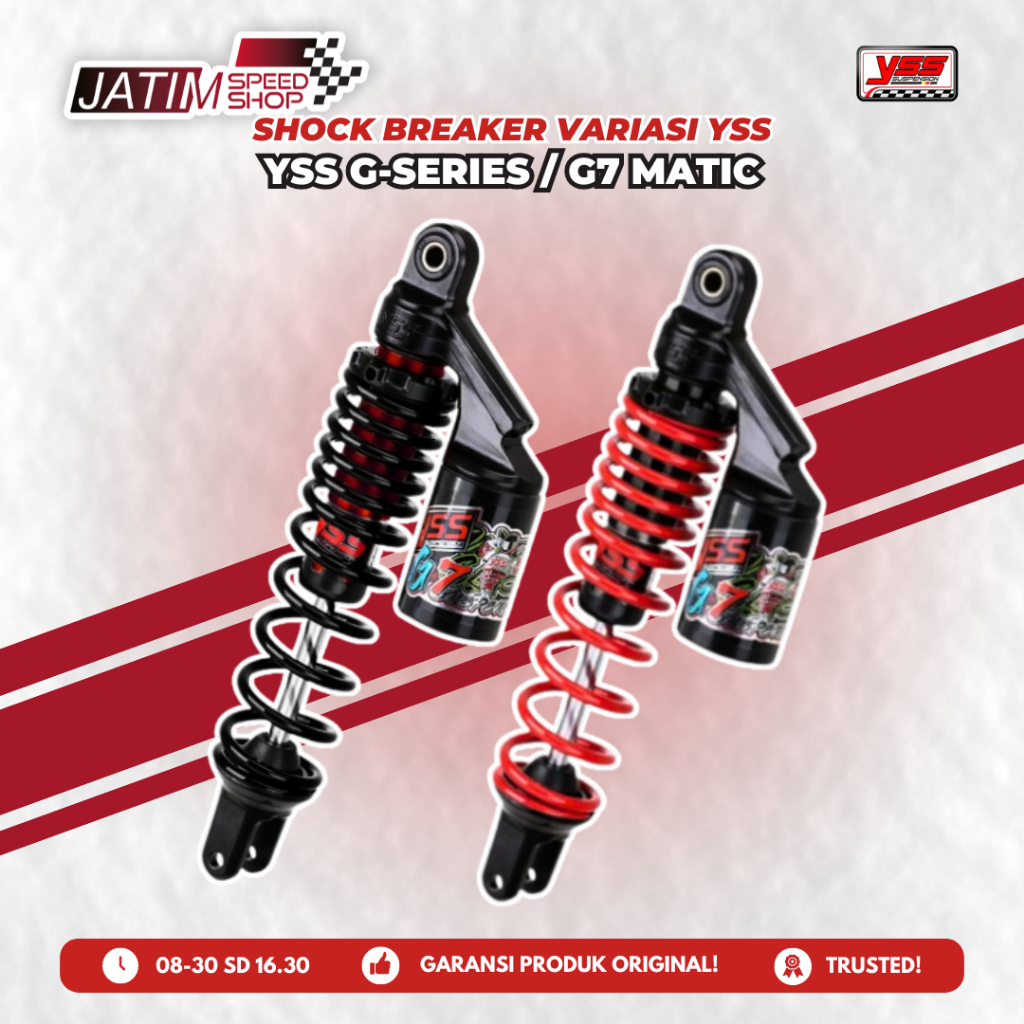 YSS Suspension Shockbreaker Shock Belakang Variasi G Series GSeries G7 325MM Vario 125 150 160 Beat 