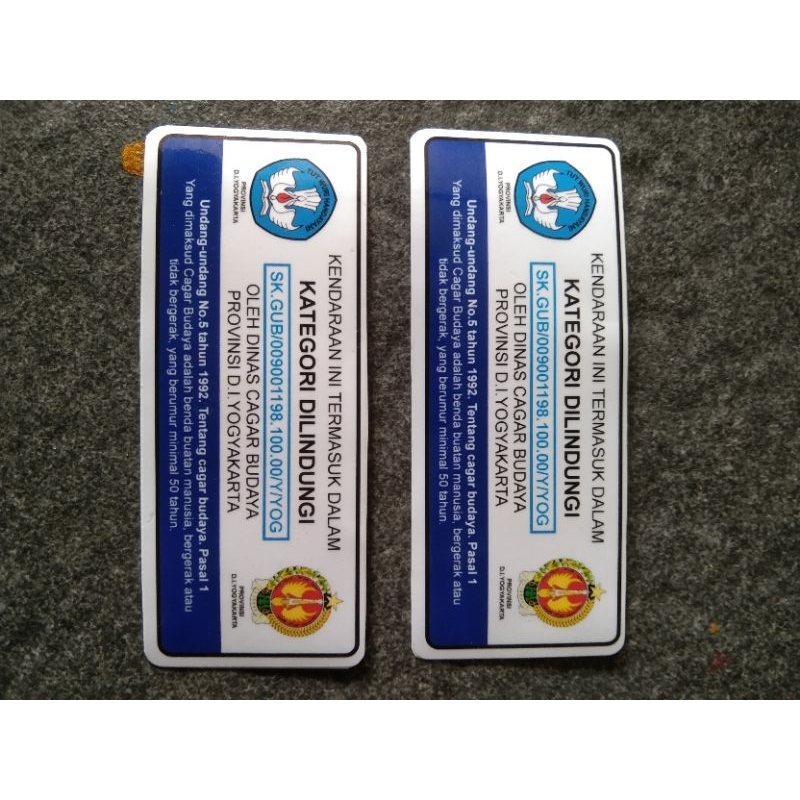 

stiker cagar budaya stiker all motor cagar budaya dilindungi