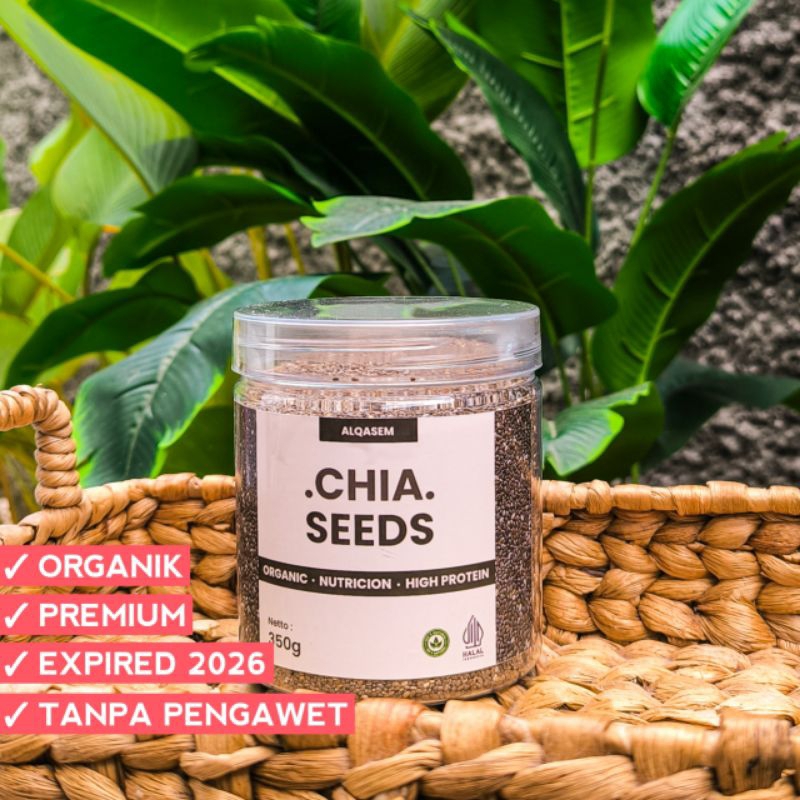 

Chia Seeds ORGANIC Premium Quality Original Murni / Biji Chiaa hitam Chia seed