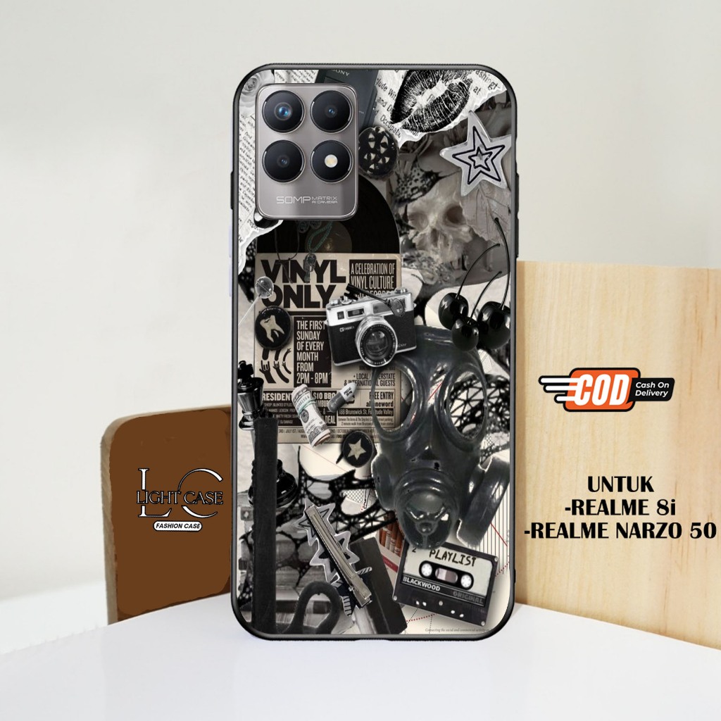 CASE GLOSSY REALME 8i || REALME NARZO 50  dan ALL TYPE SMARTPHONE & ANDROID Bisa request tipe Cassin