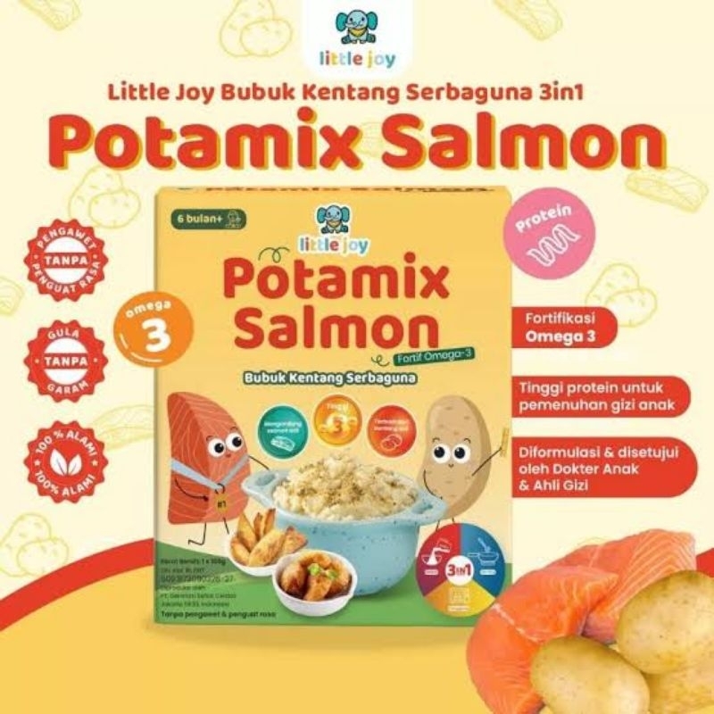 Promo Potamix Salmon Bubur Kentang Kemasan 100 Gram