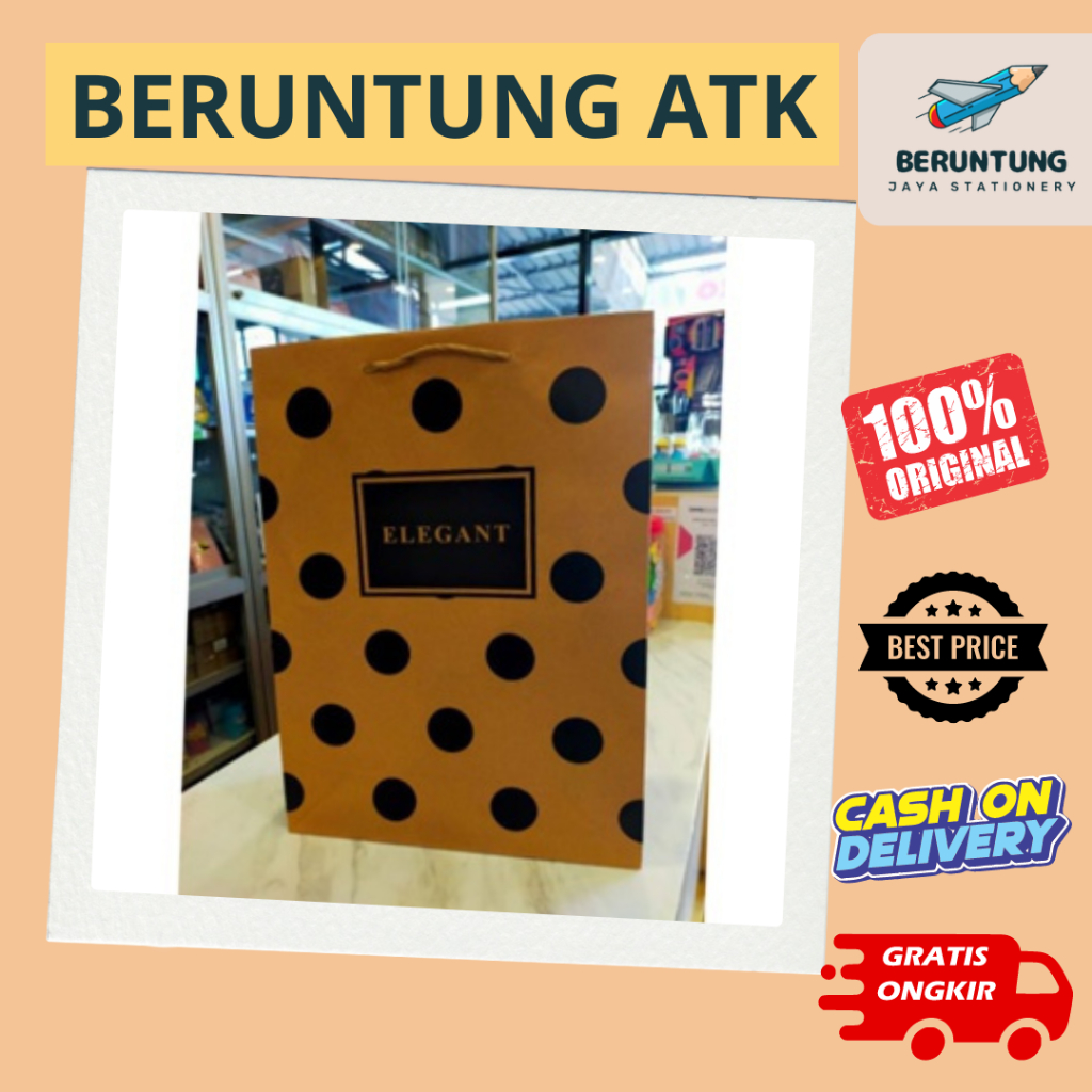 

Paper Bag Kiky Jumbo P33 X L13 X T45